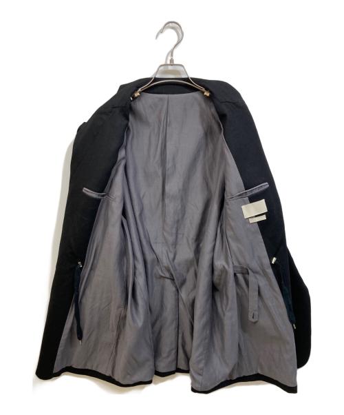 YOKE（ヨーク）YOKE (ヨーク) WOOL FLANNEL 11XL JACKET COAT ブラック サイズ:SIZE 2の古着・服飾アイテム