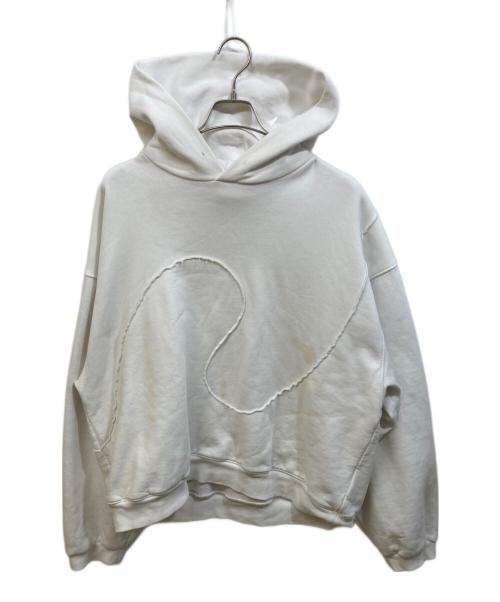 ERL（イーアールエル）ERL (イーアールエル) Swirl HOODIE ホワイト サイズ:SIZE XLの古着・服飾アイテム
