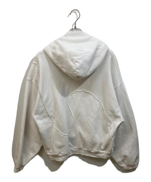 ERL（イーアールエル）ERL (イーアールエル) Swirl HOODIE ホワイト サイズ:SIZE XLの古着・服飾アイテム