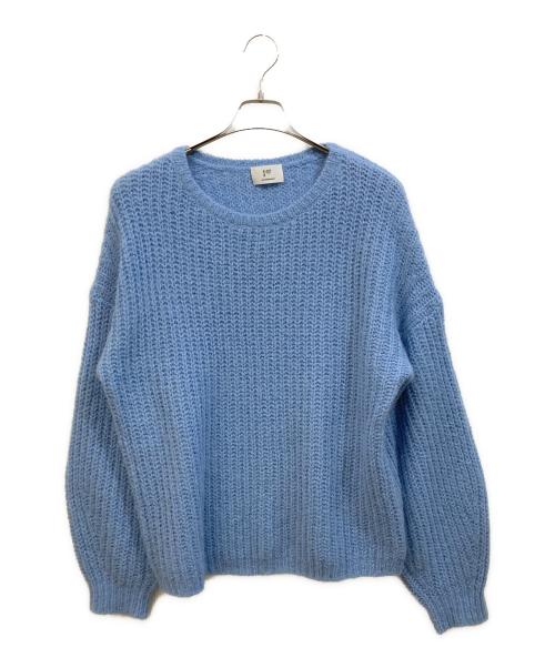 1er Arrondissement（プルミエ アロンディスモン）1er Arrondissement (プルミエ アロンディスモン) スーリーアルパカラフプルオーバー ブルー サイズ:Freeの古着・服飾アイテム