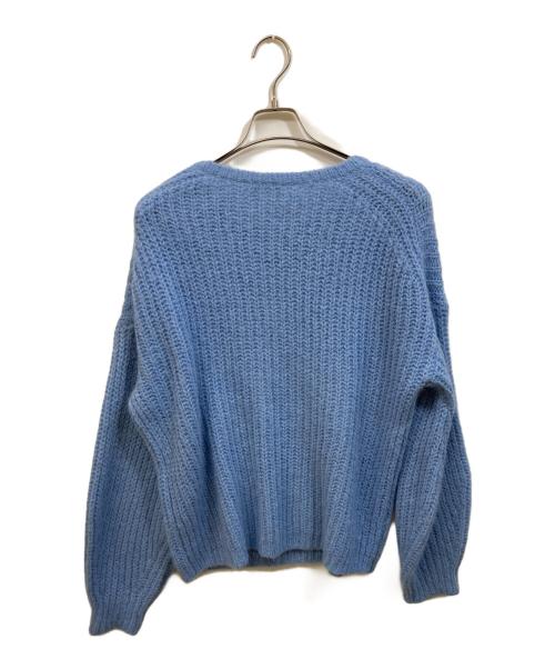 1er Arrondissement（プルミエ アロンディスモン）1er Arrondissement (プルミエ アロンディスモン) スーリーアルパカラフプルオーバー ブルー サイズ:Freeの古着・服飾アイテム