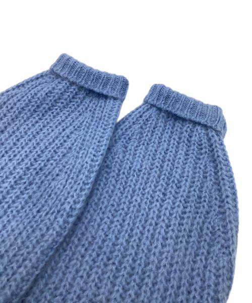 1er Arrondissement（プルミエ アロンディスモン）1er Arrondissement (プルミエ アロンディスモン) スーリーアルパカラフプルオーバー ブルー サイズ:Freeの古着・服飾アイテム