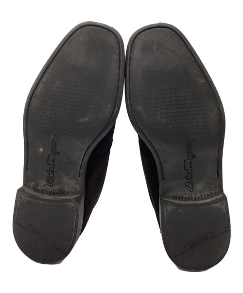 Salvatore Ferragamo（サルヴァトーレ フェラガモ）Salvatore Ferragamo (サルヴァトーレ フェラガモ) スエードチャッカーブーツ ブラック サイズ:SIZE 27cmの古着・服飾アイテム