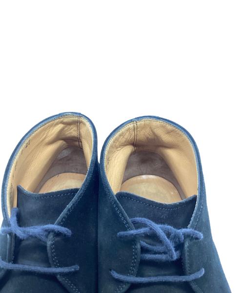 Salvatore Ferragamo（サルヴァトーレ フェラガモ）Salvatore Ferragamo (サルヴァトーレ フェラガモ) スエードチャッカーブーツ ブラック サイズ:SIZE 27cmの古着・服飾アイテム