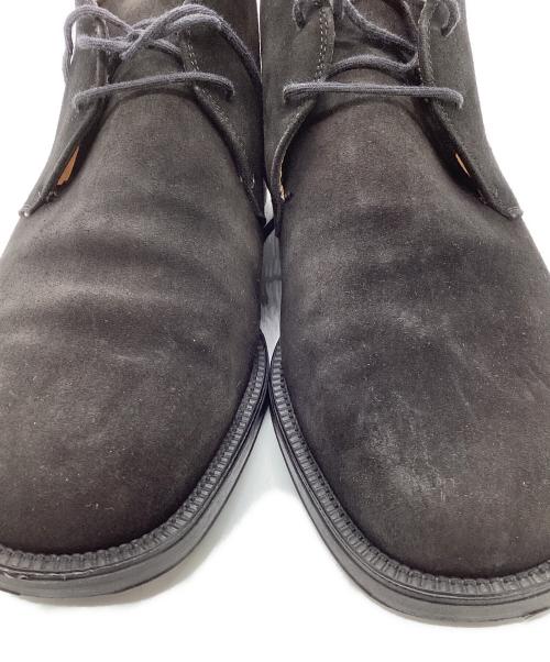 Salvatore Ferragamo（サルヴァトーレ フェラガモ）Salvatore Ferragamo (サルヴァトーレ フェラガモ) スエードチャッカーブーツ ブラック サイズ:SIZE 27cmの古着・服飾アイテム
