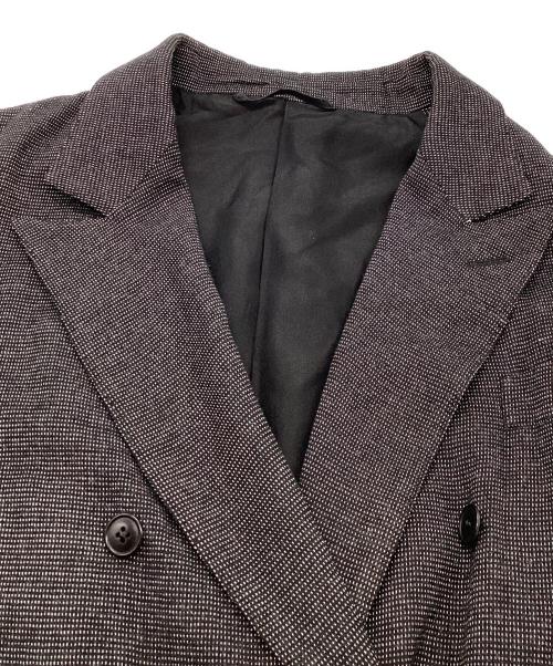 COMOLI（コモリ）COMOLI (コモリ) ウールシルク ダブルチェスターコート ブラック サイズ:SIZE 1の古着・服飾アイテム