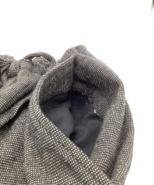 COMOLI（コモリ）COMOLI (コモリ) ウールシルク テーパード パンツ ブラック サイズ:SIZE 2の古着・服飾アイテム