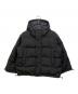 DANTON（ダントン）の古着「DOWN ARMY HOODED JACKET」｜ブラック