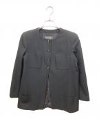CHANELシャネル）の古着「ココボタン ノーカラージャケット」｜ブラック