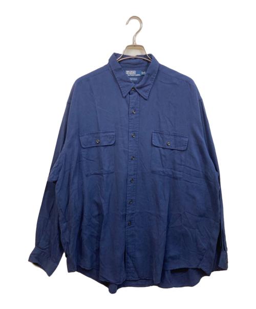 POLO RALPH LAUREN（ポロ・ラルフローレン）POLO RALPH LAUREN (ポロ・ラルフローレン) 長袖シャツ ネイビー サイズ:	SIZE XXLの古着・服飾アイテム