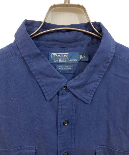 POLO RALPH LAUREN（ポロ・ラルフローレン）POLO RALPH LAUREN (ポロ・ラルフローレン) 長袖シャツ ネイビー サイズ:	SIZE XXLの古着・服飾アイテム