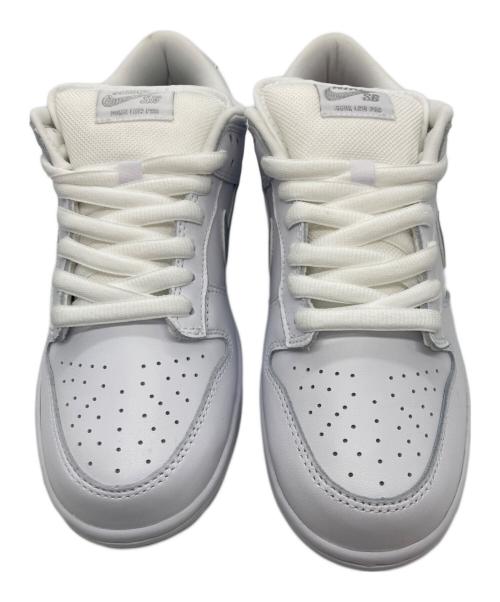 NIKE（ナイキ）NIKE (ナイキ) SUPREME (シュプリーム) SB Dunk Low White/Metallic Silve サイズ:25.5㎝の古着・服飾アイテム
