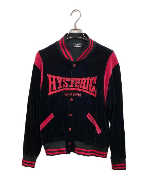 Hysteric Glamour（ヒステリックグラマー）Hysteric Glamour (ヒステリックグラマー) アプリケットジャケット ブラック サイズ:Lの古着・服飾アイテム