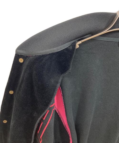 Hysteric Glamour（ヒステリックグラマー）Hysteric Glamour (ヒステリックグラマー) アプリケットジャケット ブラック サイズ:Lの古着・服飾アイテム