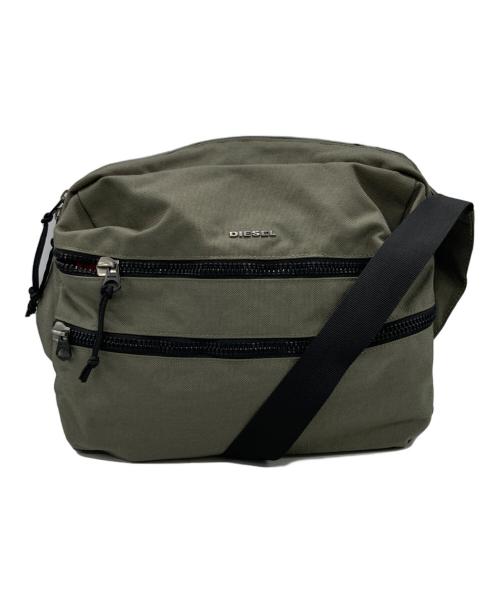 DIESEL（ディーゼル）DIESEL (ディーゼル) コーデュラナイロン ボディバッグ オリーブの古着・服飾アイテム