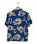 WACKO MARIA (ワコマリア) JAMAICA FLOWER S/S HAWAIIAN SHIRT ブルー サイズ:M：14000円