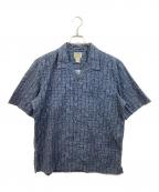 L.L.Beanエルエルビーン）の古着「オープンカラーシャツ」｜ブルー