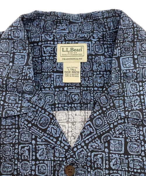 L.L.Bean（エルエルビーン）L.L.Bean (エルエルビーン) オープンカラーシャツ ブルー サイズ:Lの古着・服飾アイテム