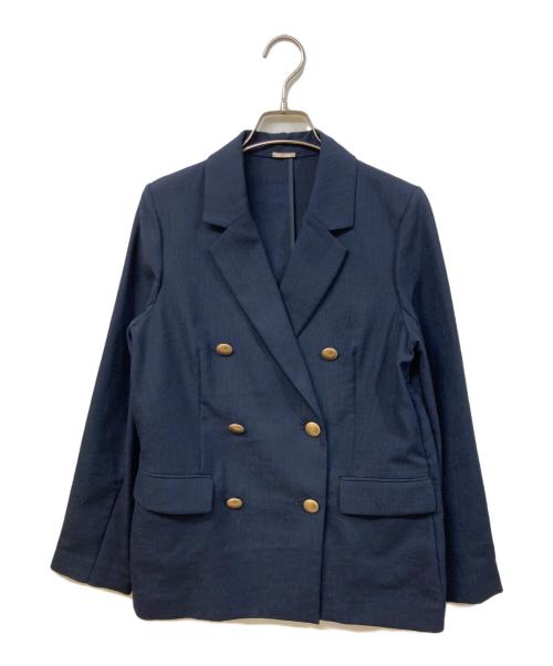 Snidel（スナイデル）Snidel (スナイデル) テーラードジャケット ネイビー サイズ:1の古着・服飾アイテム
