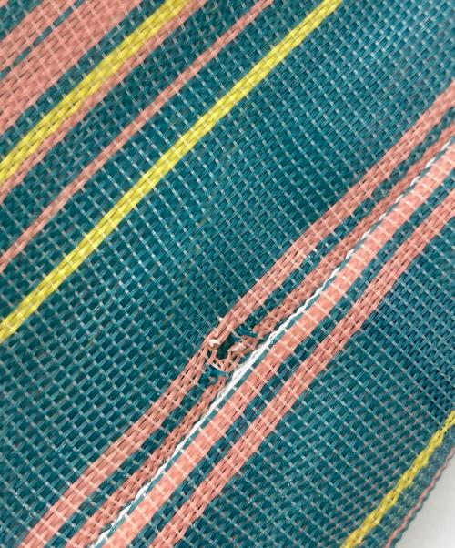 MARNI（マルニ）MARNI (マルニ) マーケットストライプトートバッグ グリーンの古着・服飾アイテム