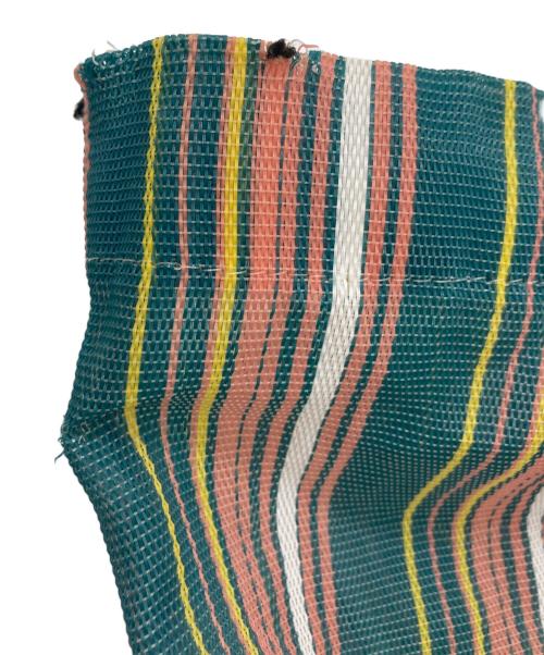 MARNI（マルニ）MARNI (マルニ) マーケットストライプトートバッグ グリーンの古着・服飾アイテム