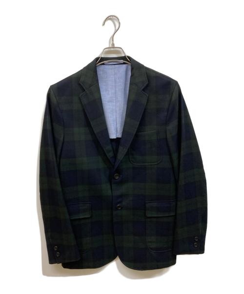 BEAMS PLUS（ビームスプラス）BEAMS PLUS (ビームスプラス) 3B Jacket Flannel ネイビー サイズ:	SIZE Mの古着・服飾アイテム