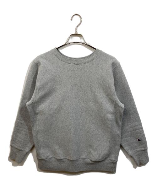 Champion REVERSE WEAVE（チャンピオン リバース ウィーブ）Champion REVERSE WEAVE (チャンピオン リバース ウィーブ) リバースウィーブ クルーネック スウェットシャツ グレー サイズ:	SIZE Mの古着・服飾アイテム