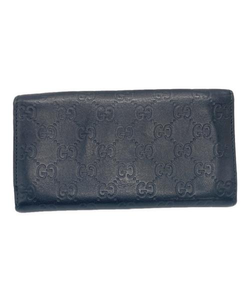GUCCI（グッチ）GUCCI (グッチ) 長財布 ブラックの古着・服飾アイテム