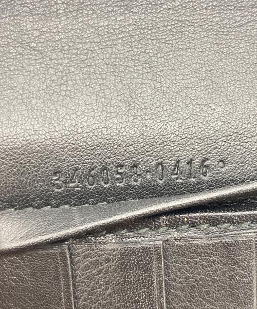 GUCCI（グッチ）GUCCI (グッチ) 長財布 ブラックの古着・服飾アイテム