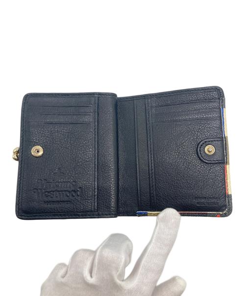 Vivienne Westwood ANGLOMANIA（ヴィヴィアンウエストウッドアングロマニア）Vivienne Westwood ANGLOMANIA (ヴィヴィアンウエストウッドアングロマニア) 3つ折り財布 マルチカラーの古着・服飾アイテム