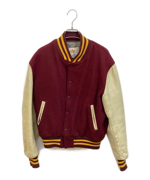 Golden Bear（ゴールデンベア）Golden Bear (ゴールデンベア) スタジャン ボルドー サイズ:SIZE Mの古着・服飾アイテム