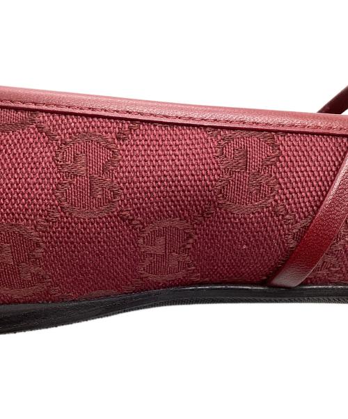 GUCCI（グッチ）GUCCI (グッチ) ホースビットフラットバレエシューズ ボルドー サイズ:35の古着・服飾アイテム