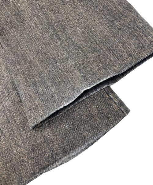 Obelisk（オベリスク）Obelisk (オベリスク) 花柄ブーツカットデニムパンツ ブラウン サイズ:28の古着・服飾アイテム