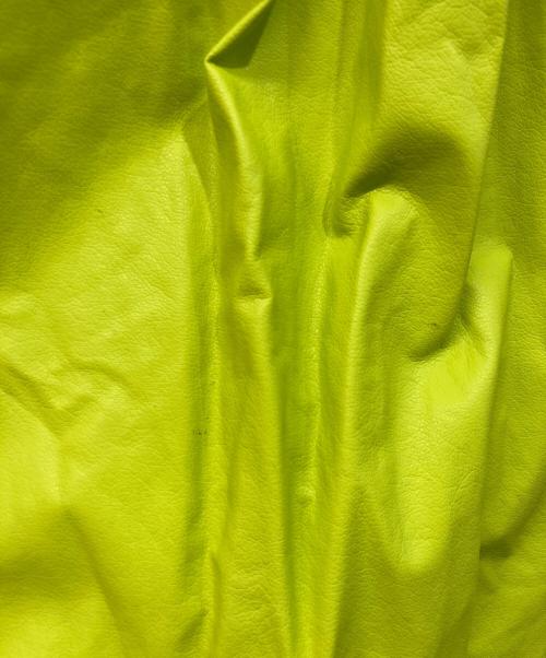 MAISON SPECIAL（メゾンスペシャル）MAISON SPECIAL (メゾンスペシャル) ヴィーガンレザーボリュームスカート 黄緑 サイズ:SIZE Freeの古着・服飾アイテム