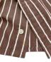 中古・古着 WILLY CHAVARRIA (ウィリーチャバリア) WISM (ウィズム) ストライプBDシャツ ブラウン サイズ:SIZE XS/S：5000円