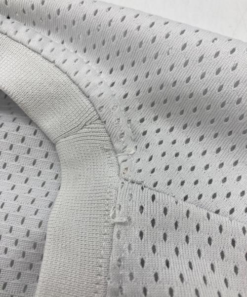 stussy（ステューシー）stussy (ステューシー) メッシュカットソー ホワイト サイズ:XLの古着・服飾アイテム