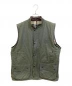 Barbourバブアー）の古着「WESTMORLAND WAISTCOAT」｜オリーブ
