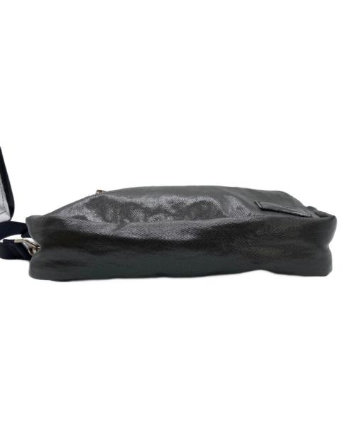 PORTER（ポーター）PORTER (ポーター) コーティングショルダーバッグ ブラックの古着・服飾アイテム