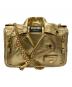 MOSCHINO（モスキーノ）の古着「ライダースショルダーショルダーバッグ」｜ゴールド