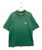 paragraphパラグラフ）の古着「オーバーサイズポロシャツ」｜グリーン