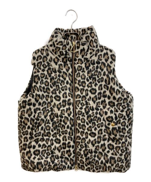 margaux vintage（マルゴー ヴィンテージ）Margaux vintage (マルゴー ヴィンテージ) ヒョウ柄ベスト ブラウン サイズ:SIZE Freeの古着・服飾アイテム
