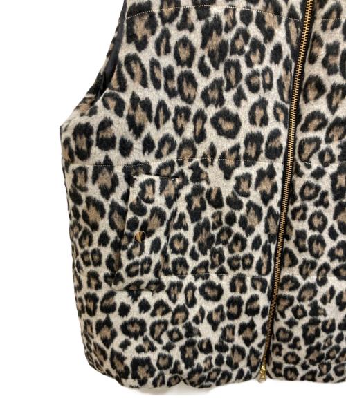 margaux vintage（マルゴー ヴィンテージ）Margaux vintage (マルゴー ヴィンテージ) ヒョウ柄ベスト ブラウン サイズ:SIZE Freeの古着・服飾アイテム