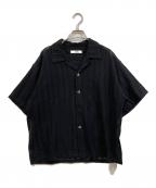 jiedaジエダ）の古着「LACE SHIRT S/S」｜ブラック