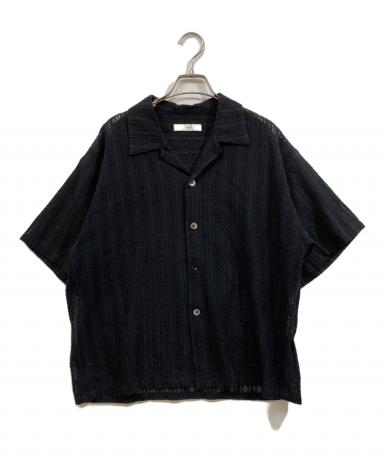 中古・古着通販】Jieda (ジエダ) LACE SHIRT S/S ブラック サイズ