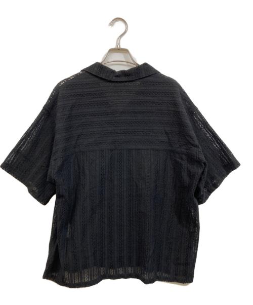 jieda（ジエダ）Jieda (ジエダ) LACE SHIRT S/S ブラック サイズ:	SIZE 1の古着・服飾アイテム