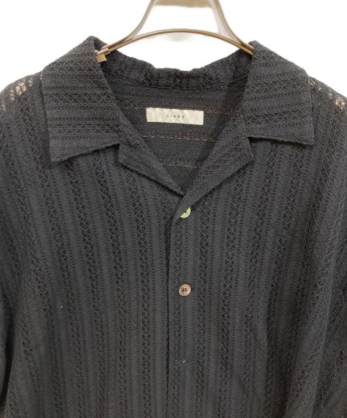 jieda（ジエダ）Jieda (ジエダ) LACE SHIRT S/S ブラック サイズ:	SIZE 1の古着・服飾アイテム