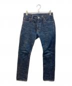 THE STRIKE GOLDストライクゴールド）の古着「17oz Slubby Selvedge Denim」｜インディゴ
