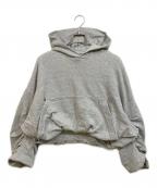 DRIES VAN NOTENドリスヴァンノッテン）の古着「ドレープパーカー/プルオーバー」｜グレー