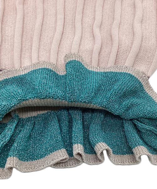 rurumu（ルルムウ）rurumu (ルルムウ) Jklp emb knit set up ピンク サイズ:サイズ表記なしの古着・服飾アイテム