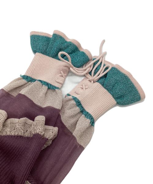 rurumu（ルルムウ）rurumu (ルルムウ) Jklp emb knit set up ピンク サイズ:サイズ表記なしの古着・服飾アイテム